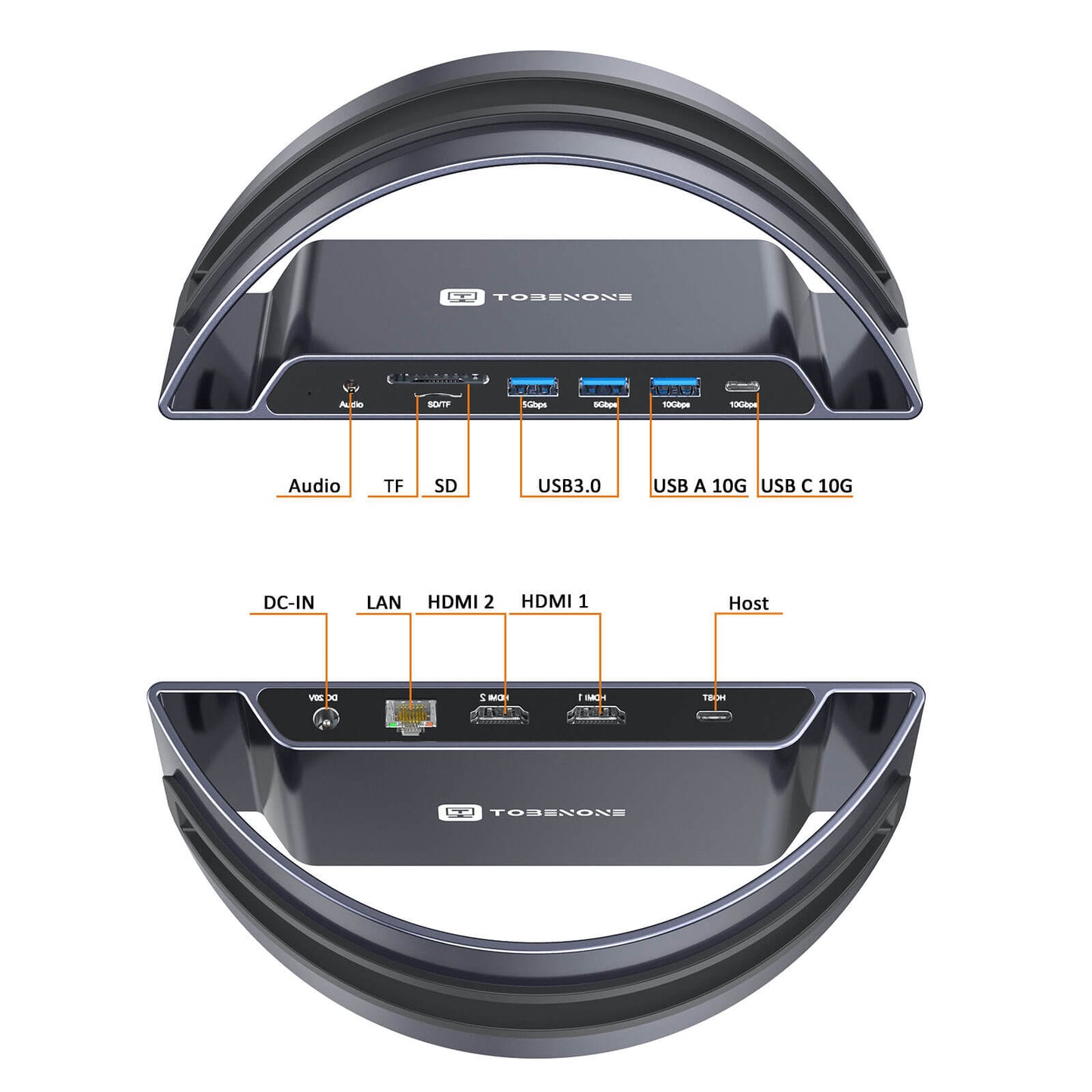 11 In 1 USB C Docking Station Dual Monitor UDS022