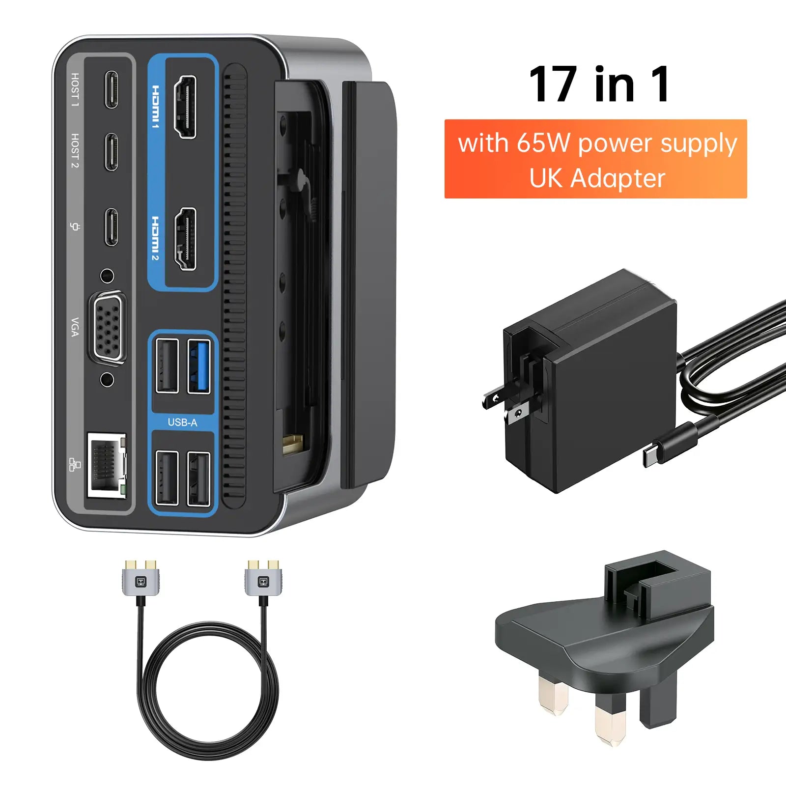 17 in 1 macbook docking station uds025