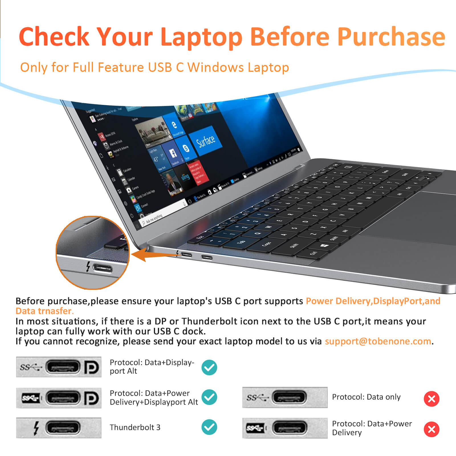 Check Your Laptop Before Purchase UDS022 Docking Station