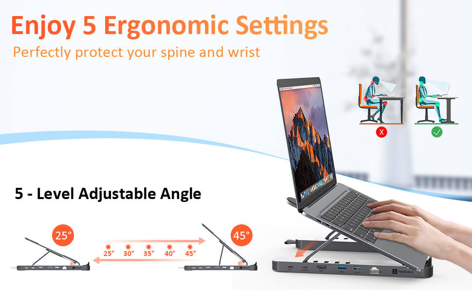 Enjoy 5 Ergonomic Settings