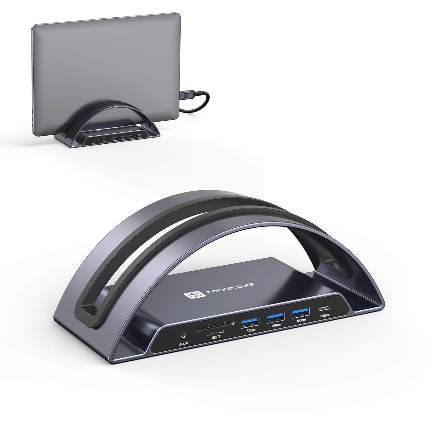 UDS022 USB C Docking Station Dual Monitor Plug And Play Laptop Docking Station