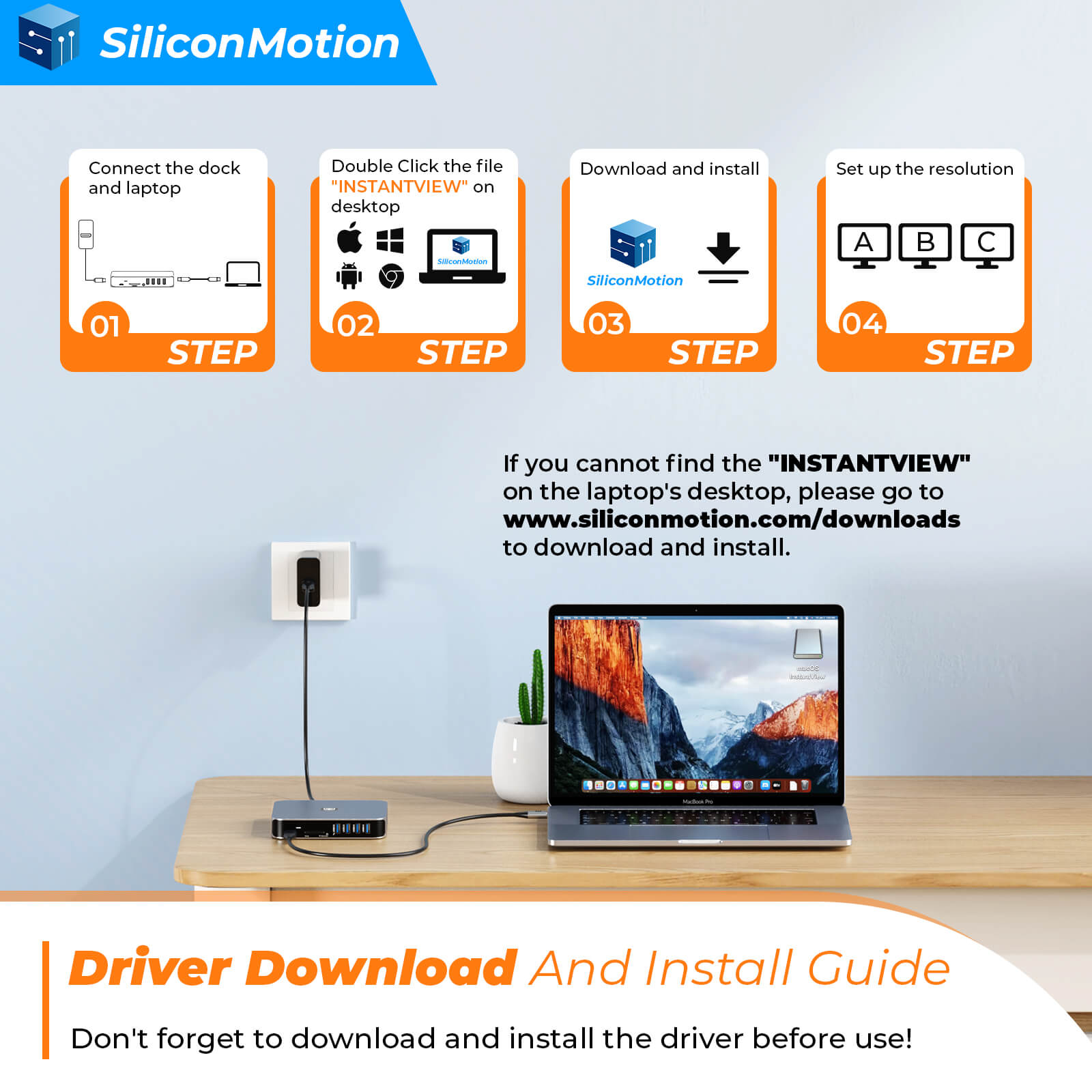 UDS015D Driver Based Docking Station Driver Download and Install Guide
