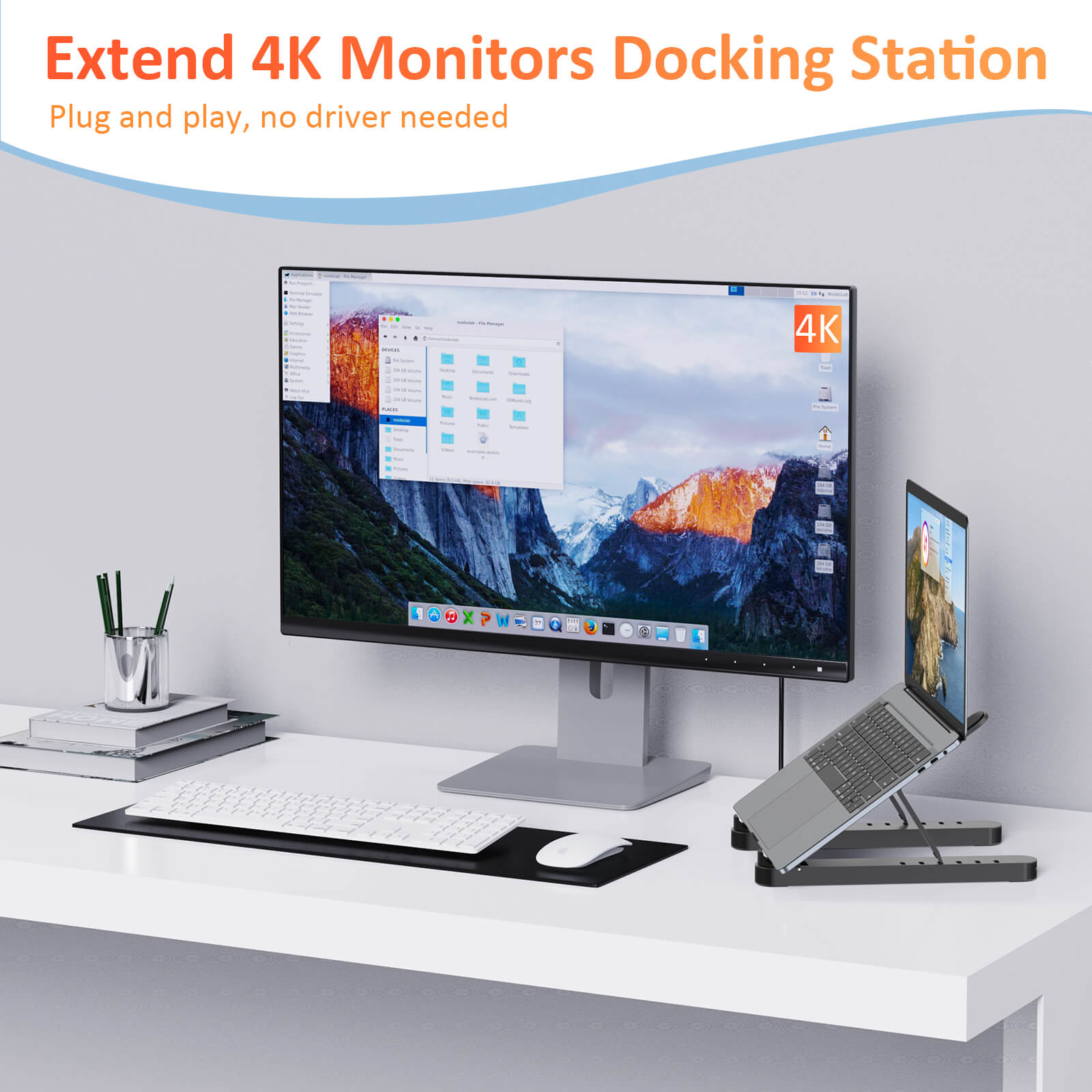 Universal Dock with 4K HDMI Hub Tobenone UDS029